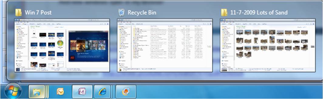Taskbar Preview - File Manager
